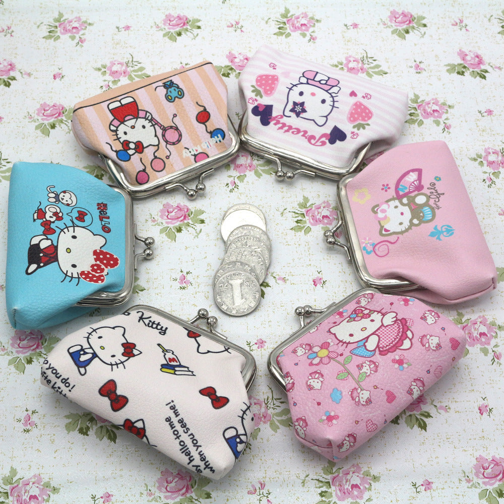 Hello Kitty Cartoon Coin Pouch and My Melody Wallet