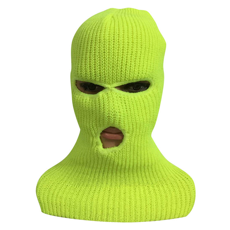 2018 Winter Windproof Cycling Knitted Face Mask Hood