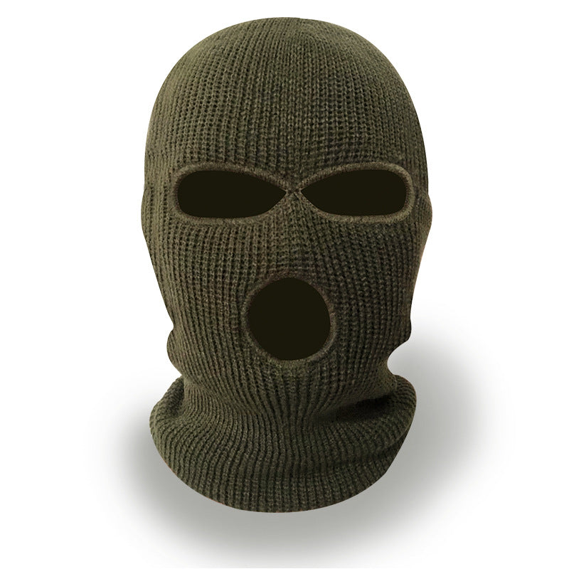 2018 Winter Windproof Cycling Knitted Face Mask Hood