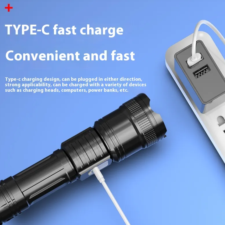 Zoom Power LED Flashlight