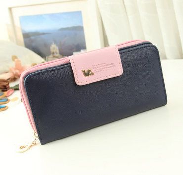 Korean Style Long Wallet for Women, Large Capacity Clutch