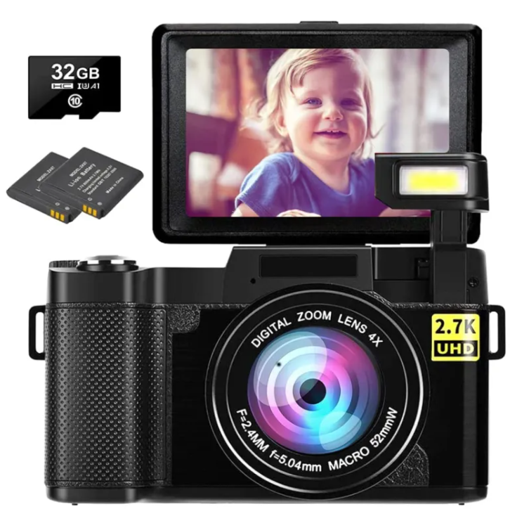 HD 27K With Flip HD Screen R2S Digital Camera