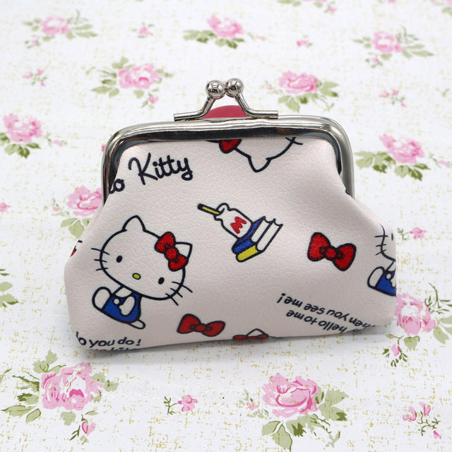 Hello Kitty Cartoon Coin Pouch and My Melody Wallet