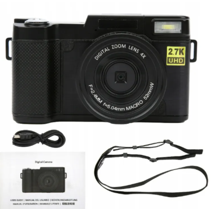 HD 27K With Flip HD Screen R2S Digital Camera