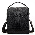 Genuine Leather Crocodile Pattern Handbag
