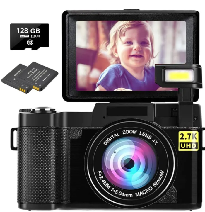 HD 27K With Flip HD Screen R2S Digital Camera