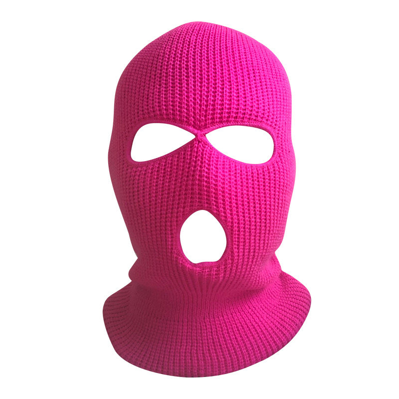 2018 Winter Windproof Cycling Knitted Face Mask Hood