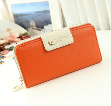 Korean Style Long Wallet for Women, Large Capacity Clutch